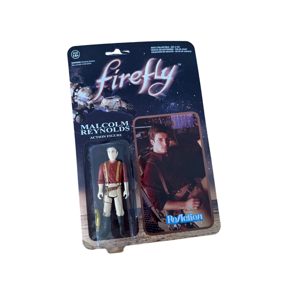 Funko Super7 ReAction Firefly Malcolm Reynolds Action Figure Retro Sci-Fi Toy
